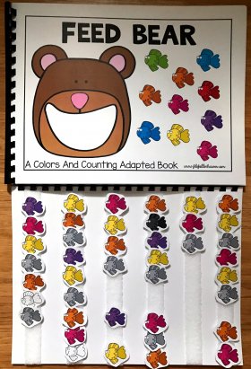 Feed Bear: A Colors and Counting Adapted Book