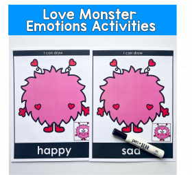 Let's Draw Love Monster Emotions