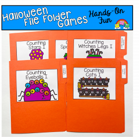 Halloween Counting File Folder Games 2