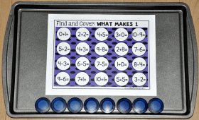 Basic Math Facts: Find and Cover Activities