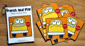 Back to School Match and Flip Books 2