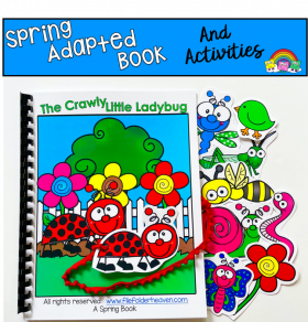 "The Crawly Little Ladybug" Adapted Book And Activities