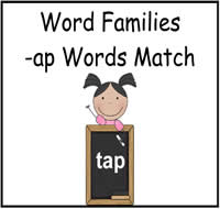AP Words Match File Folder Game