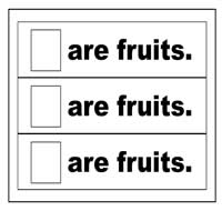 "Are Fruits" Flip Strips