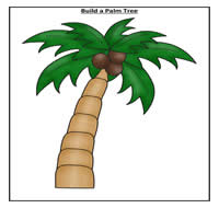 Build a Palm Tree Cookie Sheet Activity