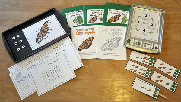 Butterfly Life Cycle New Adapted Book Unit - Click Image to Close