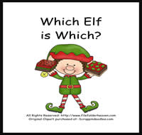 Which Elf is Which Riddle Book - Click Image to Close