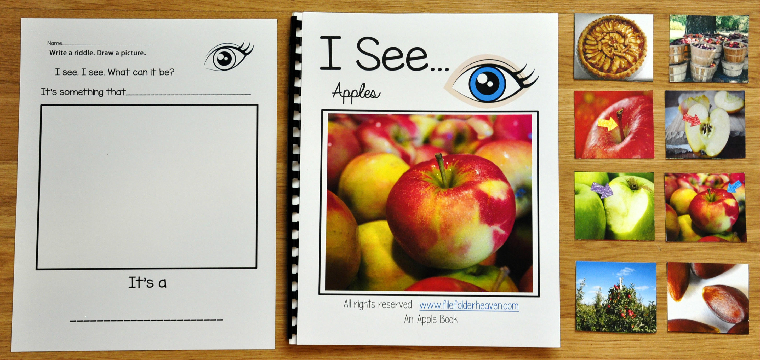 "I See" Apples Adapted Book (w/Real Photos) "I See" Apples Adapted Book (w/Real Photos)