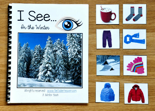 "I See" In the Winter Adapted Book (w/Real Photos) - Click Image to Close