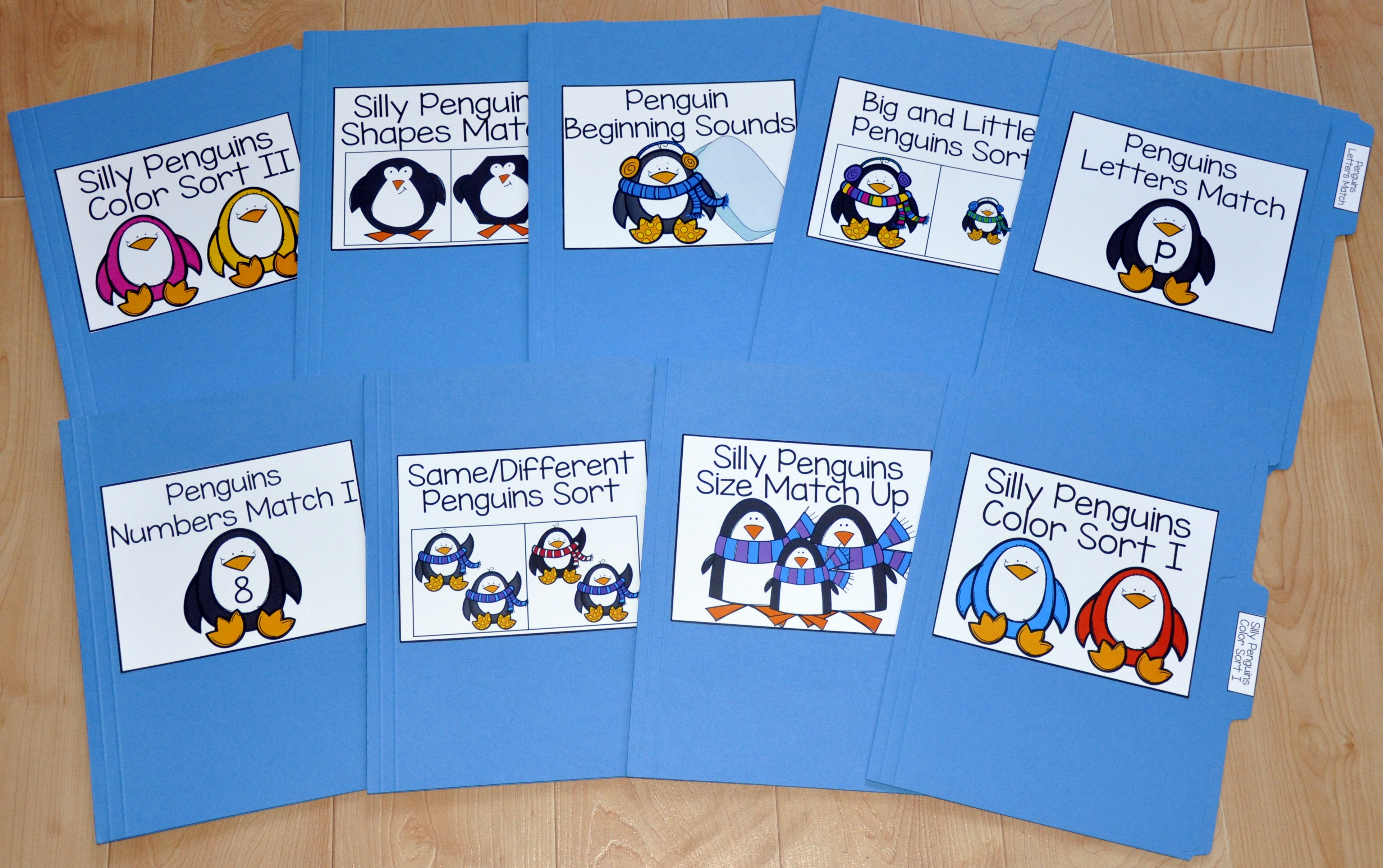 Penguins File Folder Games Mini-Bundle Penguins File Folder Games Mini-Bundle