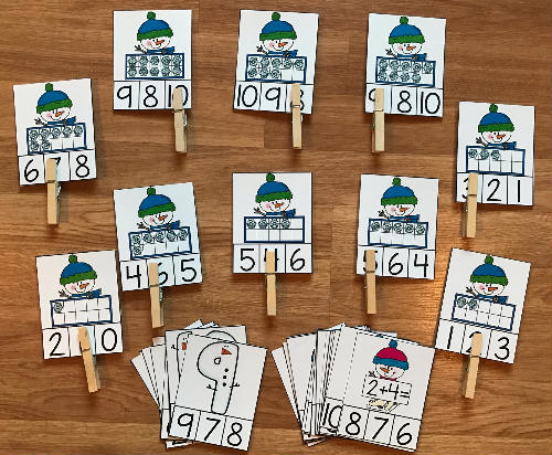 Snowmen Task Cards Snowmen Task Cards