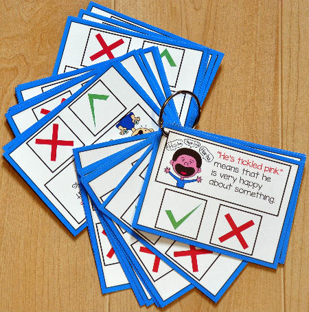 Idioms Task Cards - Click Image to Close