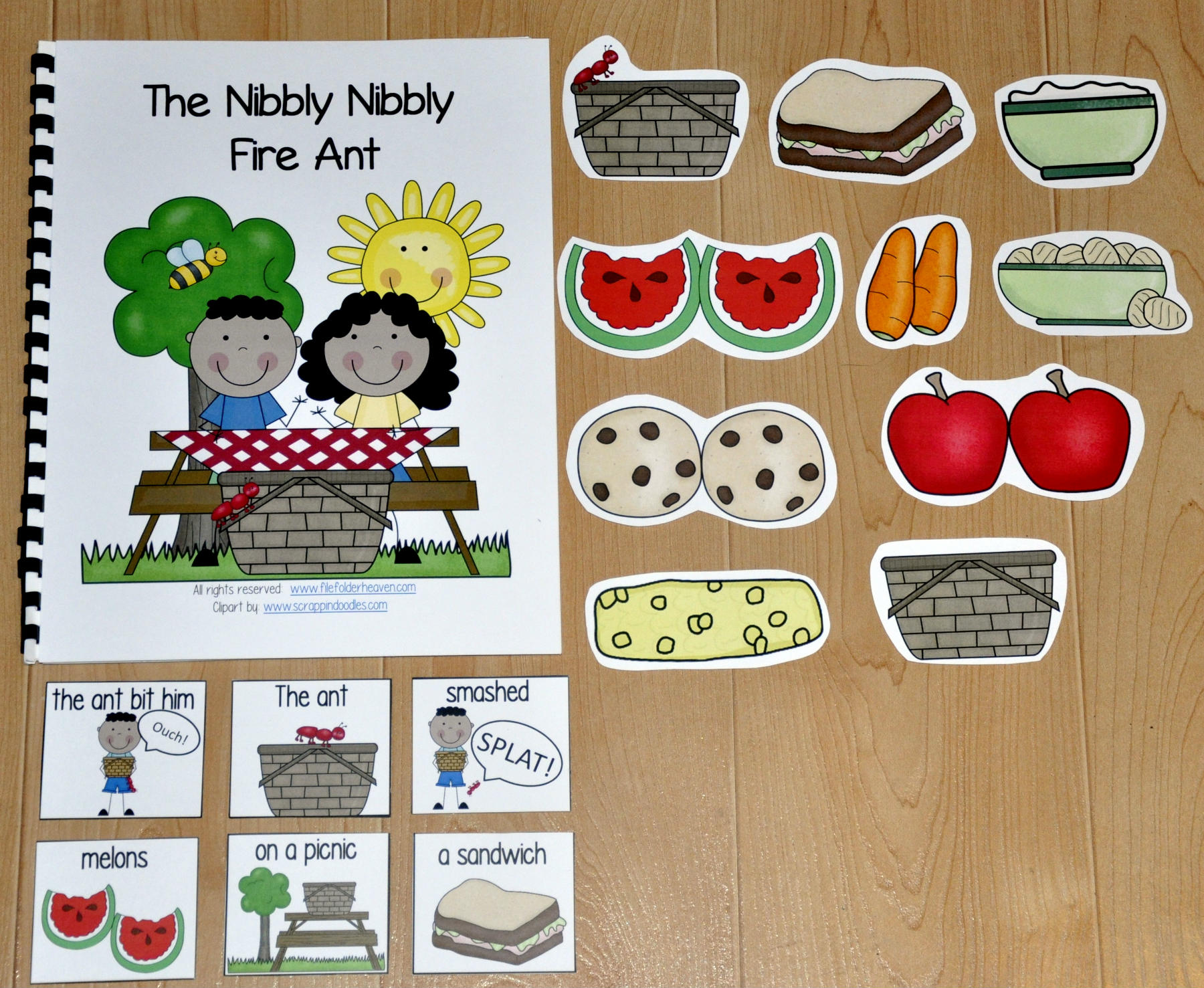 "The Nibbly Nibbly Fire Ant" Adapted Book (w/ Wh Questions) "The Nibbly Nibbly Fire Ant" Adapted Book (w/ Wh Questions)