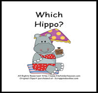 Which Hippo is Which Riddle Book - Click Image to Close