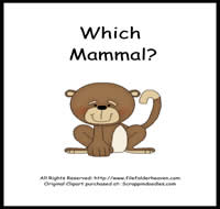 Which Mammal is Which Riddle Book - Click Image to Close