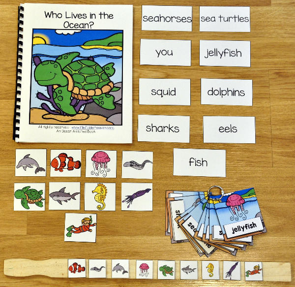 Who Lives in the Ocean Adapted Book and Vocabulary Activities Who Lives in the Ocean Adapted Book and Vocabulary Activities