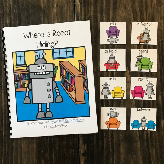 \"Where is Robot Hiding?\" Adapted Book