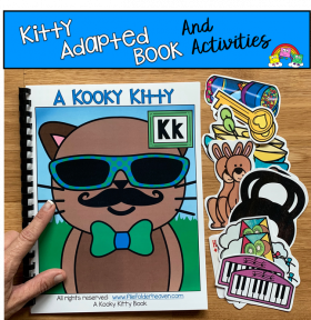 "A Kooky Kitty" Adapted Books And Activities