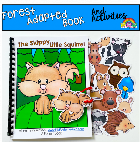 \"The Skippy Little Squirrel\" Adapted Book And Activities