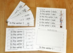 Winter Fluency Flipstrips Activities I