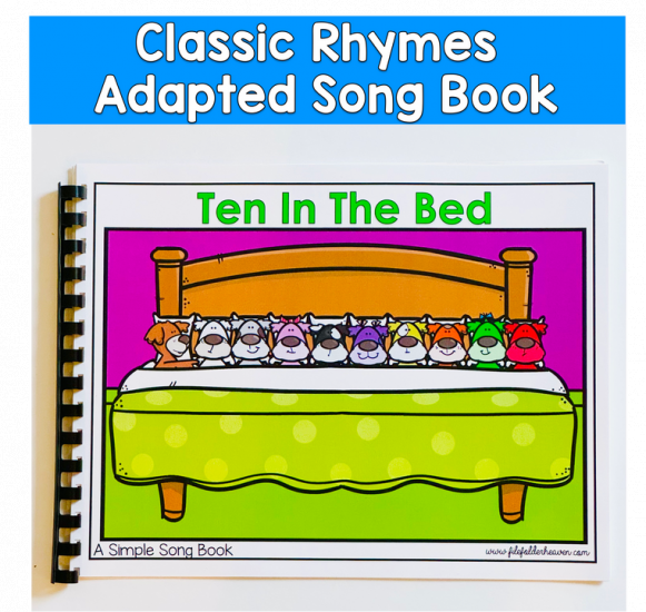 Ten In The Bed Adapted Song Book For Circle Time