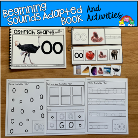 "Ostrich Starts With O" (Beginning Sounds Book And Activities)