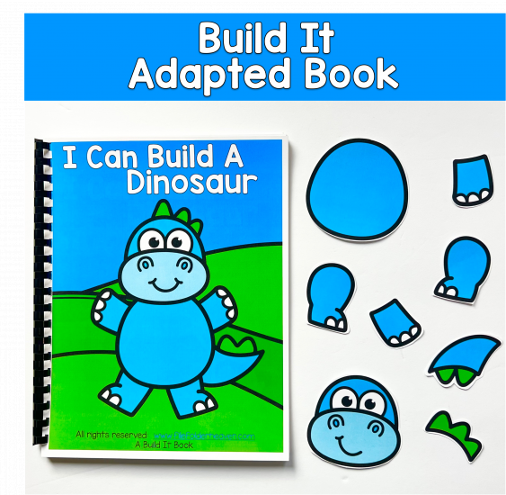 Build It Adapted Book: I Can Build A Dinosaur 3