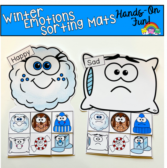 Winter (ish) Emotions Sorting Mats 3