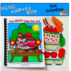 Picnic Adapted Book: "The Nibbly Little Fire Ant"