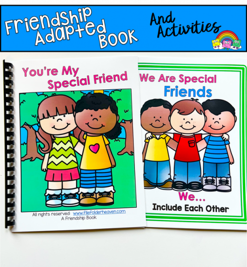Friendship Adapted Book And Activities