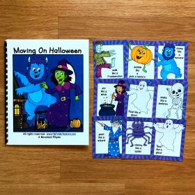 Halloween Themed Movement Book (And Cards!)