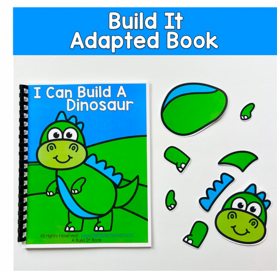 Build It Adapted Book: I Can Build A Dinosaur