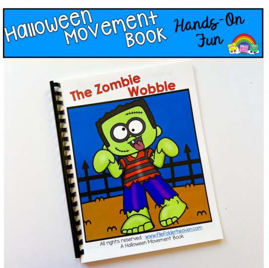 Halloween Movement Book: \"The Zombie Wobble\"