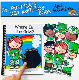 St. Patrick's Day Adapted Book: "Where Is The Gold?"