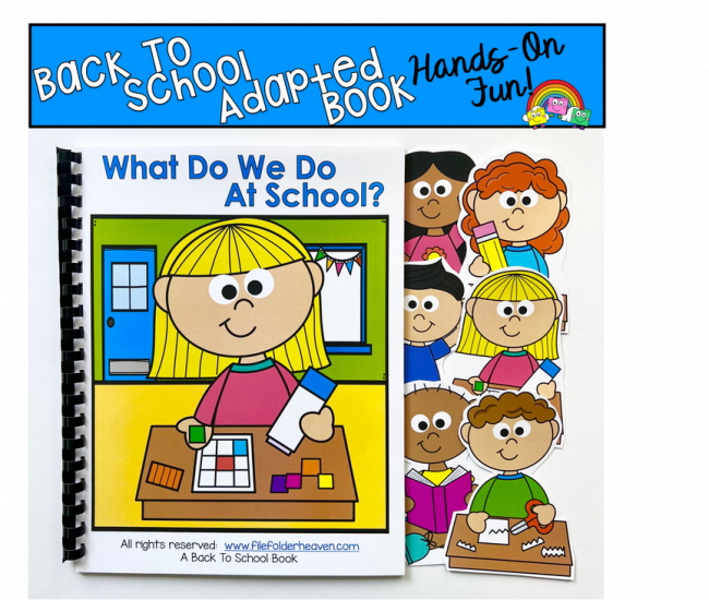 Back To School Adapted Book