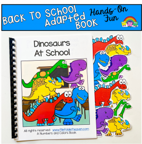 "Dinosaurs At School" Adapted Book