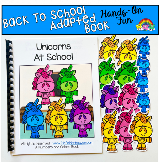 \"Unicorns At School\" Adapted Book