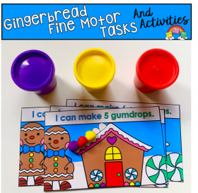 Gingerbread Fine Motor Activities