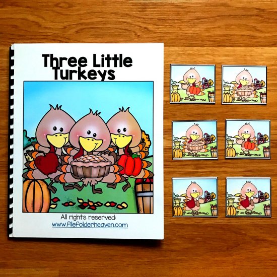 \"Three Little Turkeys\" Adapted Book