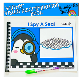 Winter Visual Discrimination Activity: "I Spy A Seal Hiding"