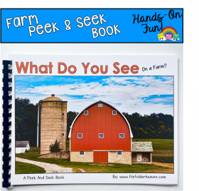 Farm Peek And Seek Book