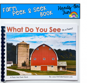 Farm Peek And Seek Book