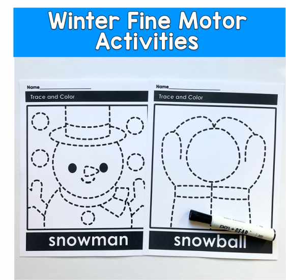 Winter Tracing Activities