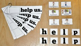 "People Help Us" Sight Word Flipstrips