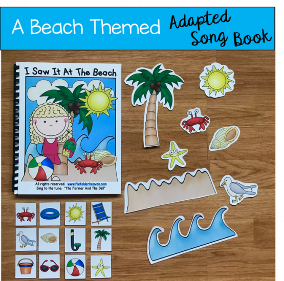 \"I Saw It at the Beach\" Adapted Song Book