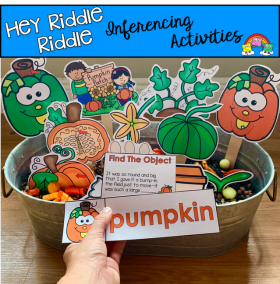 "Hey Riddle Riddle" Pumpkin Riddles For The Sensory Bin