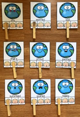 Earth Day Emotions Task Cards