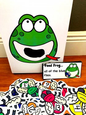 Sensory Bin Activities: Feed Frog Activities
