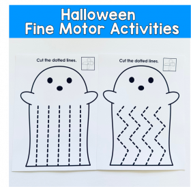 Ghost Cutting And Tracing Activities