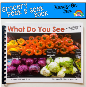 Grocery Store Peek And Seek Book